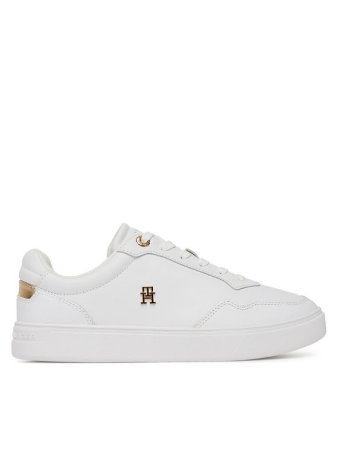 Tommy Hilfiger Sneakersy Essential Elevated Court Sneaker FW0FW08758 Biały