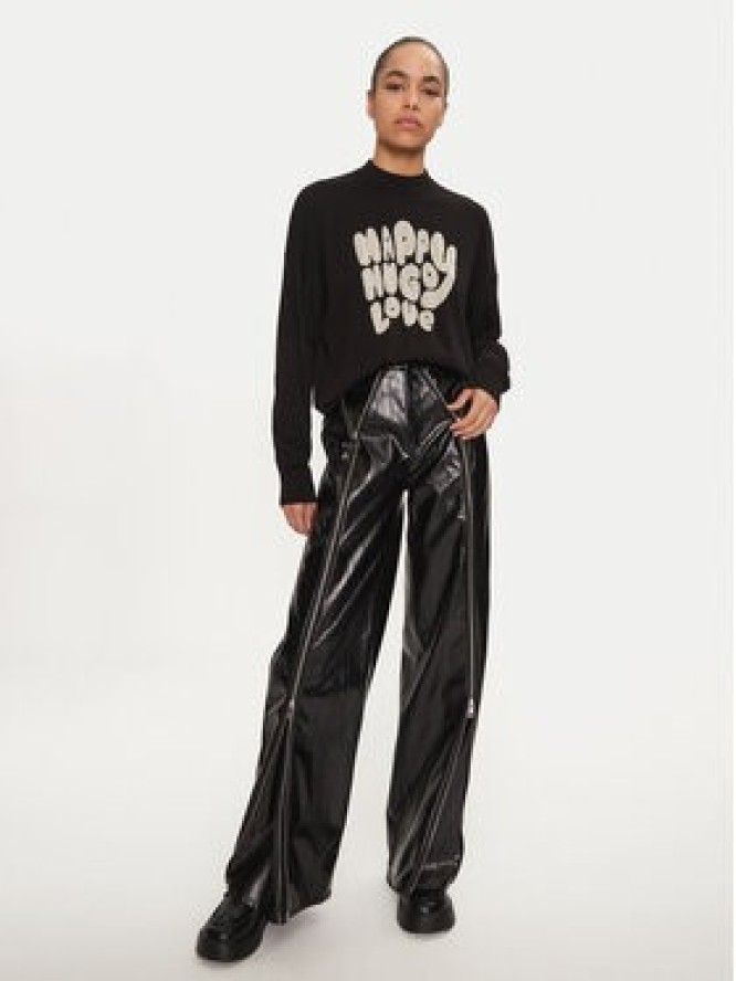 Hugo Sweter Sidara 50522527 Czarny Regular Fit