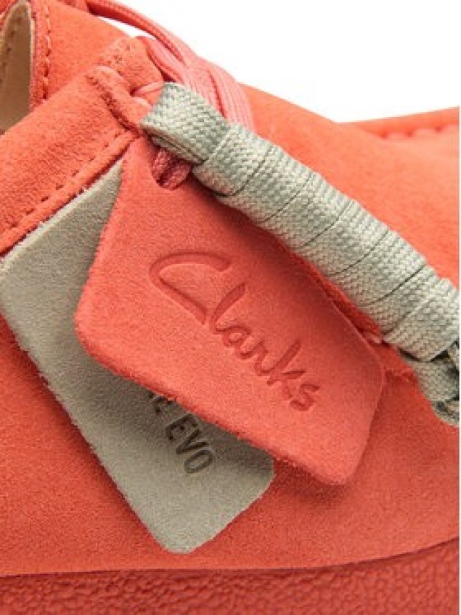 Clarks Półbuty WallabeeEVOSh 26181403 Koralowy
