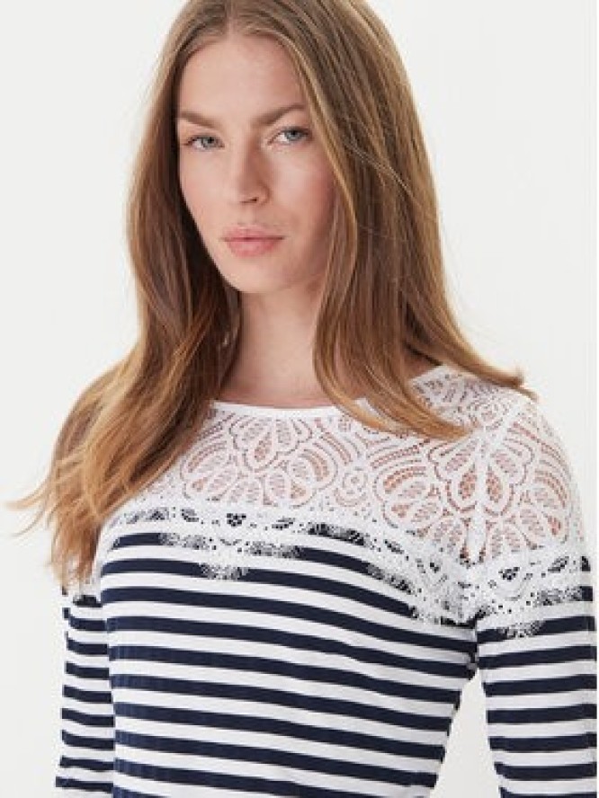 Morgan Bluzka 251-TMACO Granatowy Slim Fit