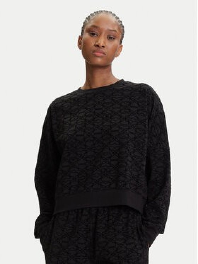 HUGO Bluza 50545210 Czarny Regular Fit