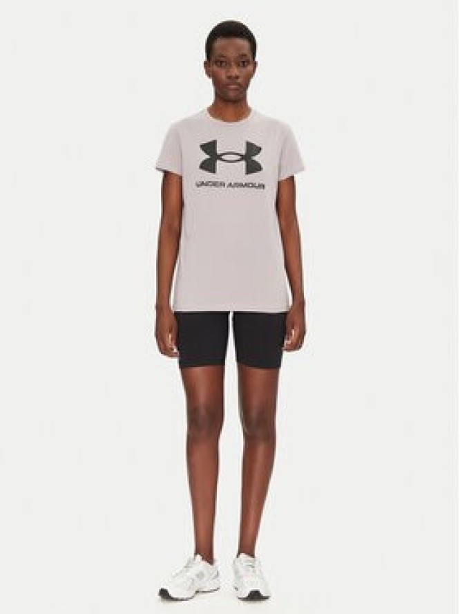 Under Armour T-Shirt Rival Logo SS 1356305 Szary Regular Fit