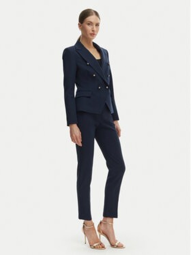 Rinascimento Marynarka CFC0127894003 Granatowy Slim Fit