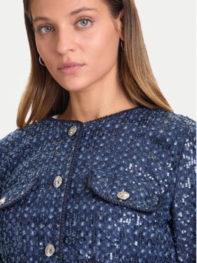 Guess Marynarka W5BN0C D0771 Granatowy Regular Fit