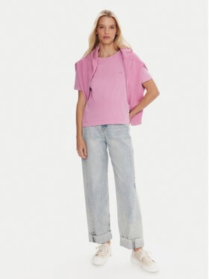 Quiksilver T-Shirt Essential EQWZT03196 Fioletowy Regular Fit