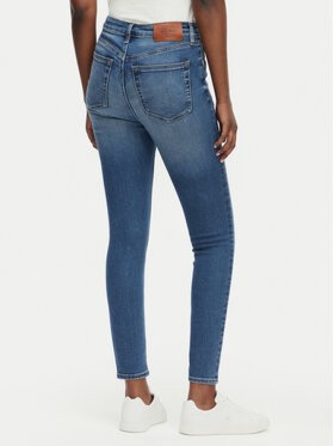Calvin Klein Jeans Jeansy LV047G924G Granatowy Skinny Fit
