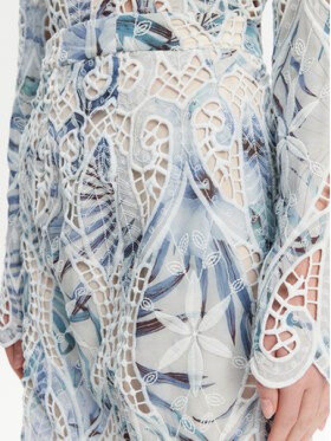 Guess Spódnica mini W5GD1T WHAD2 Niebieski Regular Fit