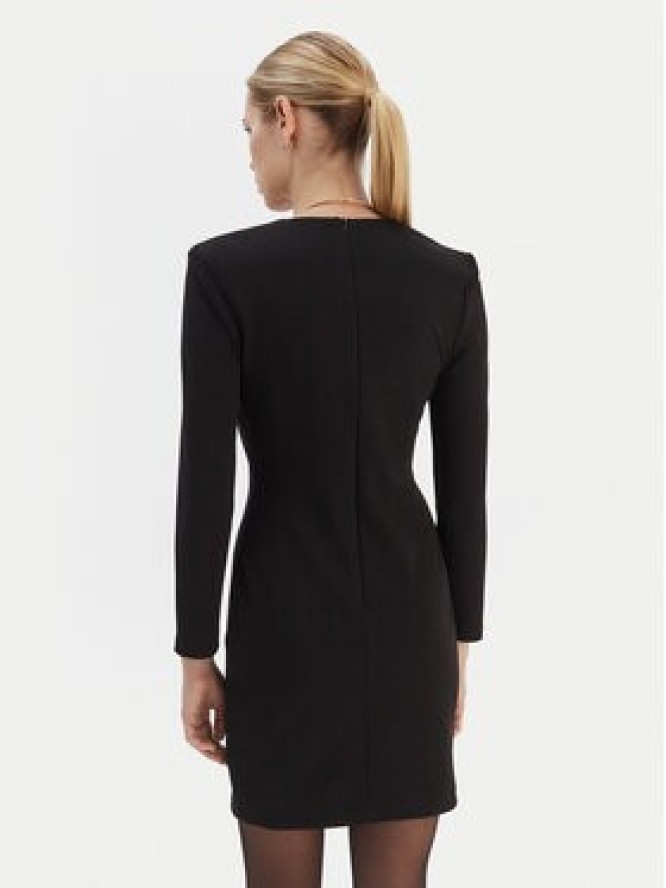 Rinascimento Sukienka koktajlowa CFC0126529003 Czarny Slim Fit