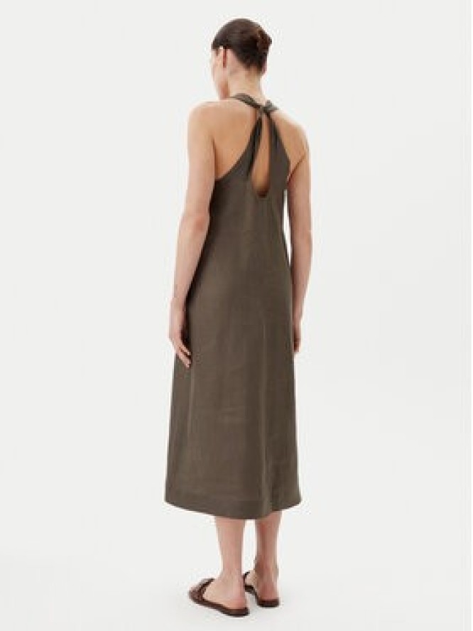 Max Mara Leisure Sukienka letnia Douglas 2516221018 Zielony Relaxed Fit