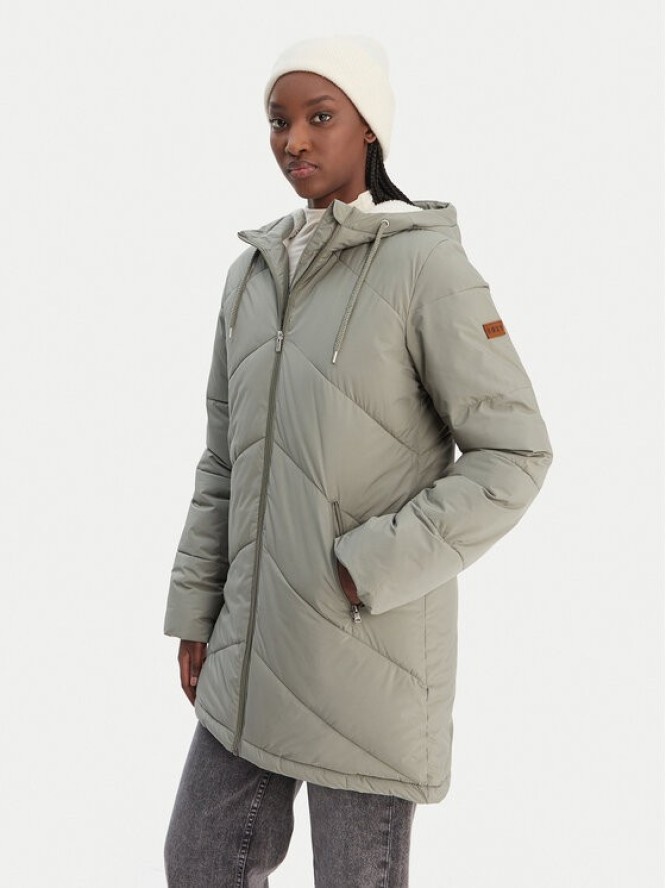 Roxy Kurtka zimowa Better Weather ERJJK03634 Zielony Regular Fit