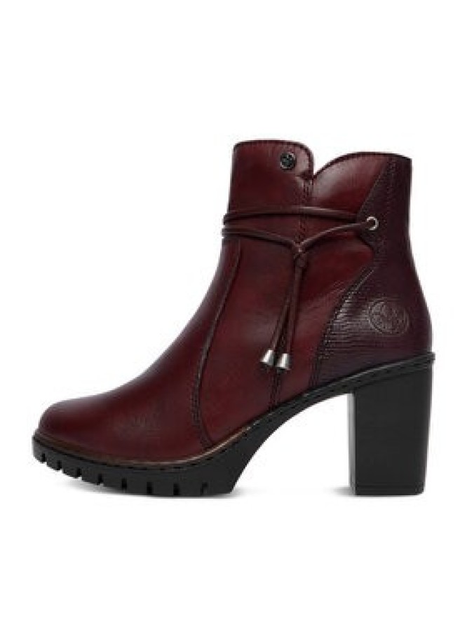 Rieker Botki CEO-Y2567-35 Bordowy