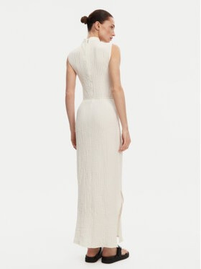 Calvin Klein Sukienka letnia K20K208304 Écru Slim Fit