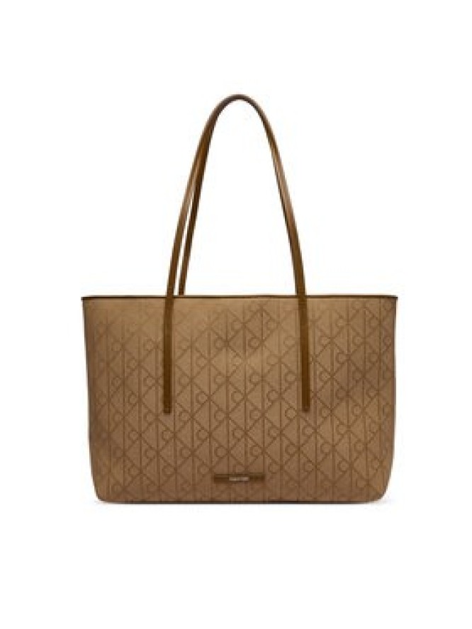 Calvin Klein Torebka Emblem Aop Jacquard LV04F3750G Khaki