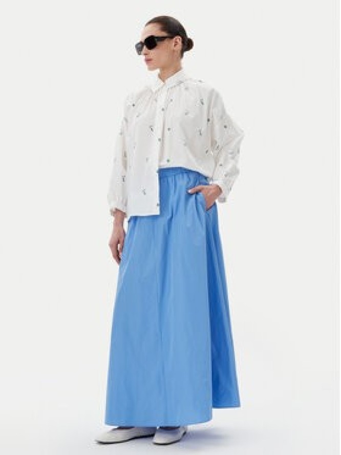 MAX&Co. Spódnica maxi Matrigna 2516101074200 Niebieski Regular Fit