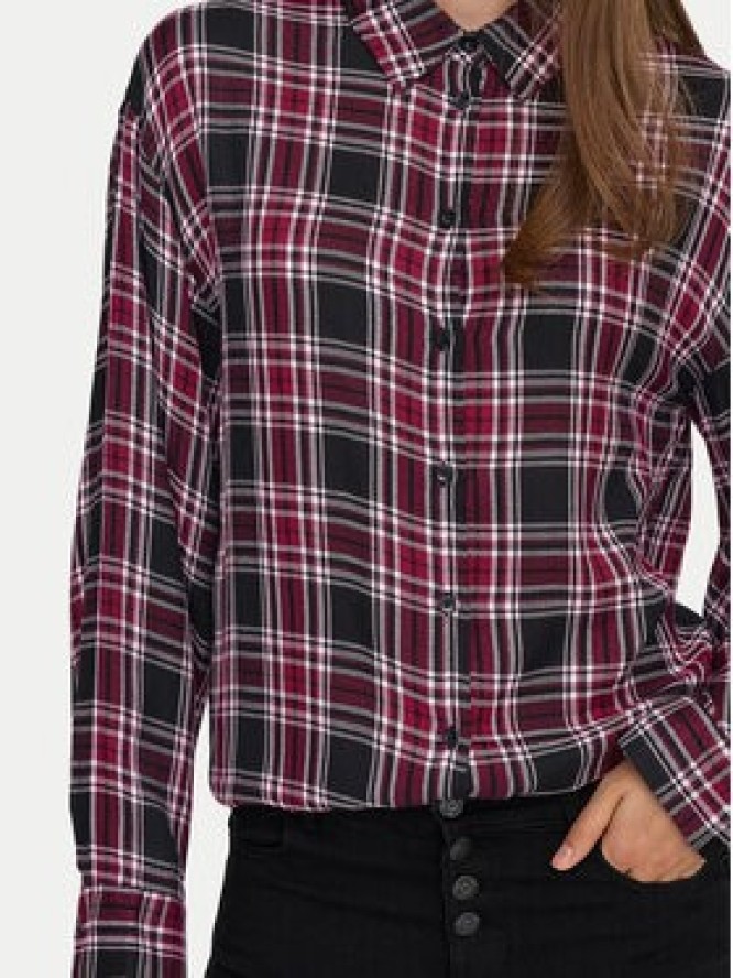 ONLY Koszula Evia 15355741 Bordowy Loose Fit