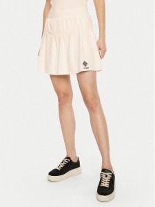 Guess Spódnica mini V5RD00 KCOK1 Biały Regular Fit