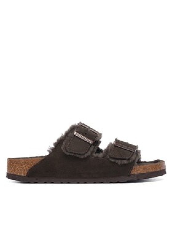 Birkenstock Klapki Arizona Shearling 1020528 Brązowy