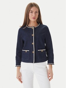 Luisa Spagnoli Marynarka Vario 542793 Granatowy Regular Fit