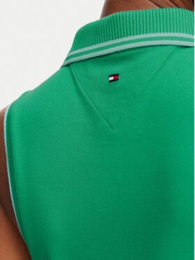 Tommy Hilfiger Polo 1985 WW0WW49561 Zielony Slim Fit