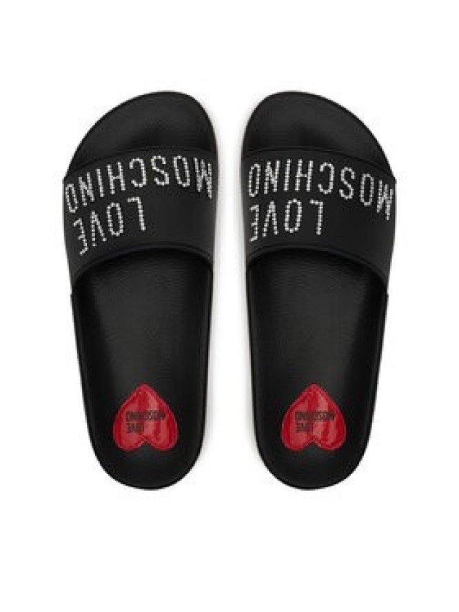 LOVE MOSCHINO Klapki JA28122G1MI13000 Czarny