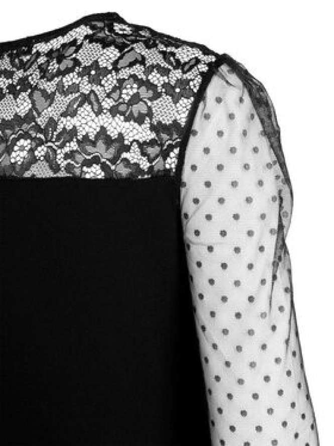 Morgan Bluzka 252-TARSILA Czarny Slim Fit