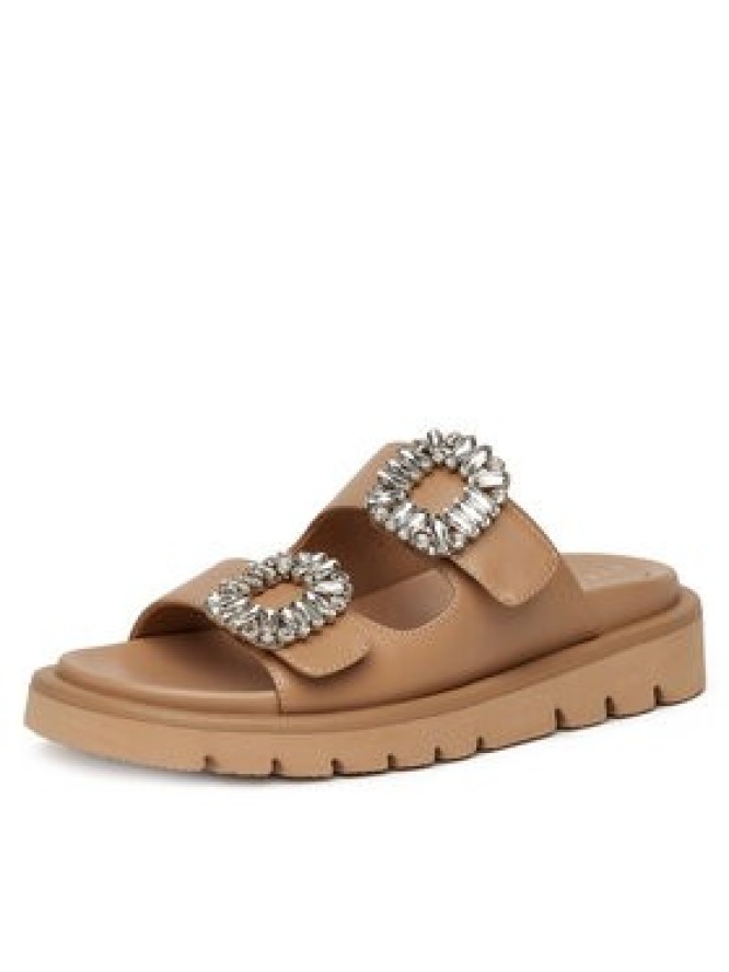 Eva Minge Klapki LILY-VII75-06-1 Beżowy