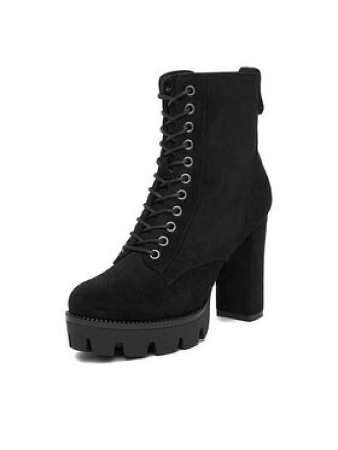 DeeZee Botki 23756-4-BLACK SU Czarny