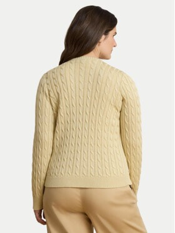 LAUREN RALPH LAUREN Kardigan Cable 200P14040501 Beżowy Regular Fit