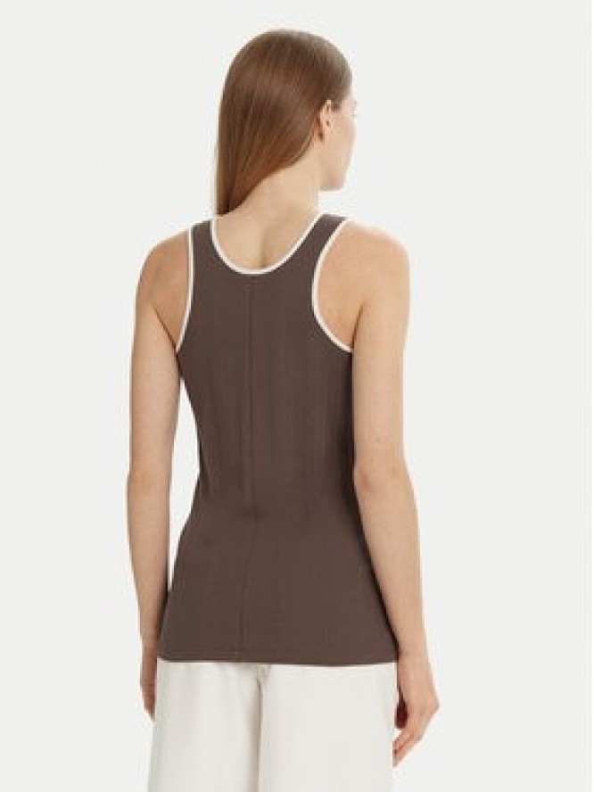 Max Mara Leisure Top Sax 2516941027 Brązowy Slim Fit