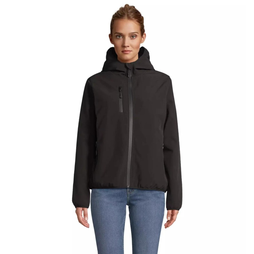 Damska kurtka softshell Sol's Falcon Padded