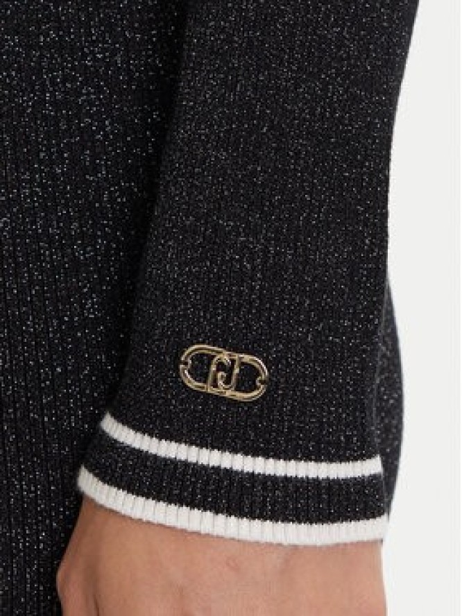 Liu Jo Sport Sukienka dzianinowa TF5028 MS49I Czarny Regular Fit