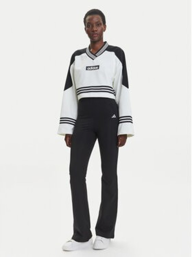 adidas Legginsy Essentials Small Logo JD9961 Czarny Flared Fit