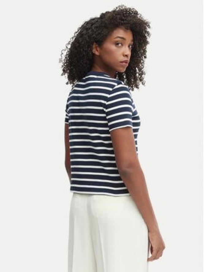 Tommy Hilfiger Bluzka WW0WW48709 Granatowy Slim Fit