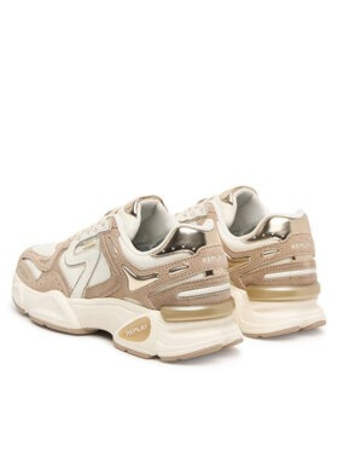 REPLAY Sneakersy GWS9N .000.C000KT Kremowy