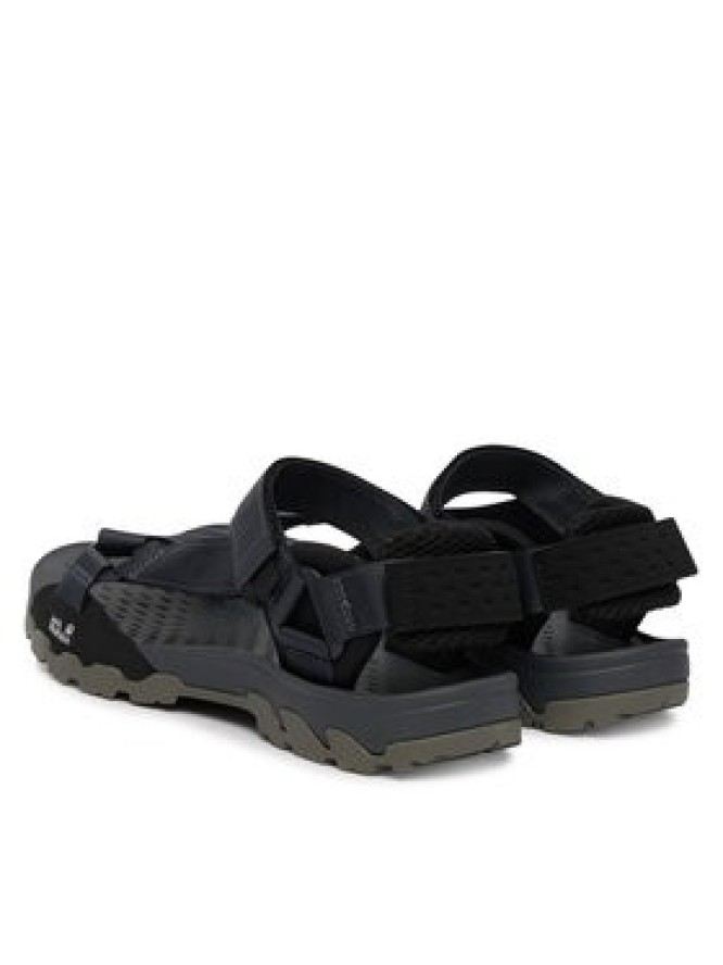 Jack Wolfskin Sandały Ridge A65590 Czarny