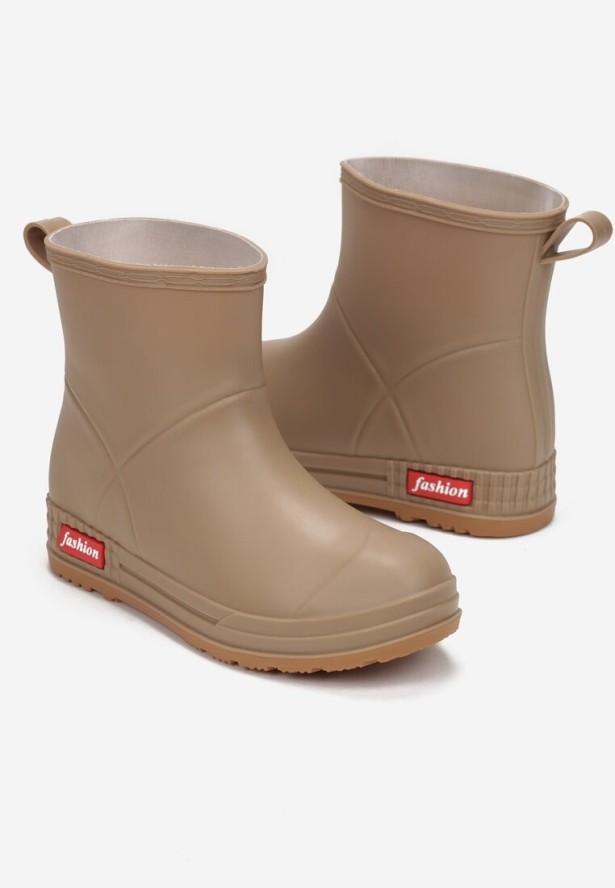 Ciemnobeżowe Kalosze Melenope