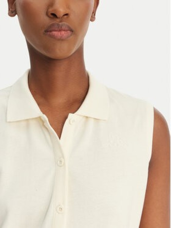 Kappa Sukienka codzienna Ivanka 332D7MW Écru Regular Fit