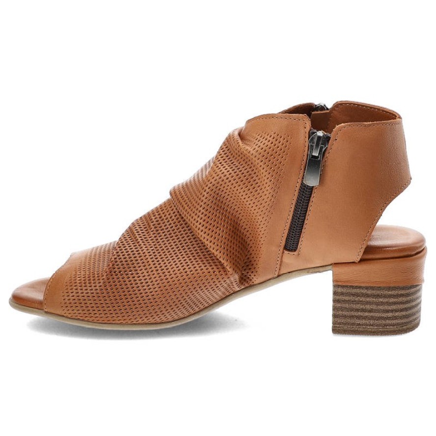 Brązowe Sandały Venezia Stylowe Buty Damskie