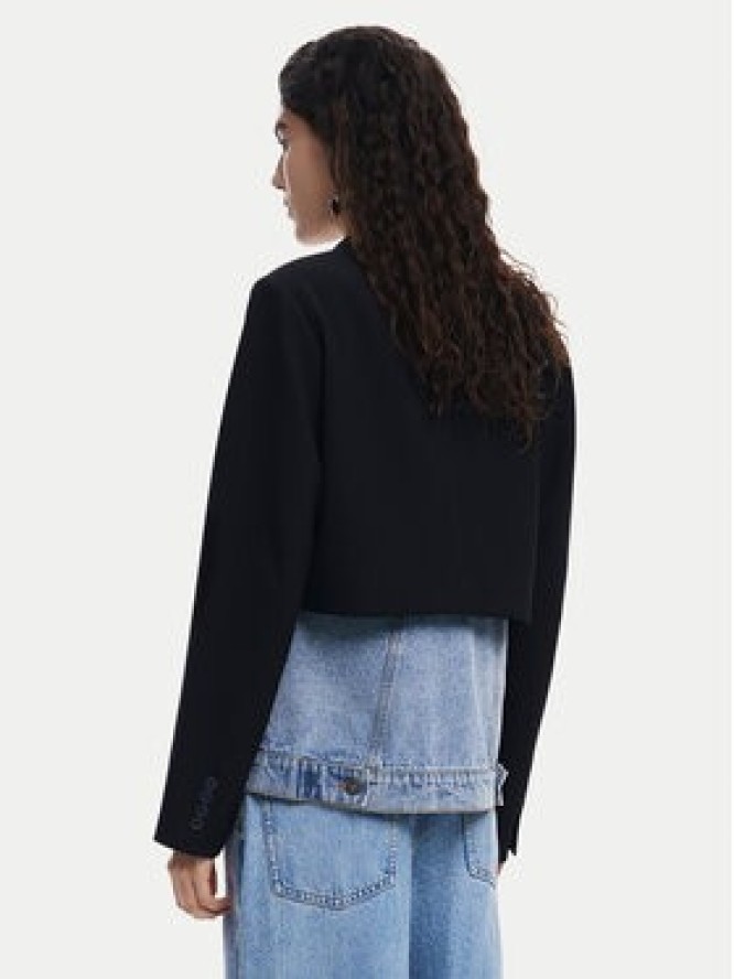 Desigual Marynarka 25SWEW28 Czarny Regular Fit