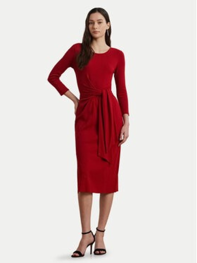 LAUREN RALPH LAUREN Sukienka codzienna 200973598002 Czerwony Slim Fit