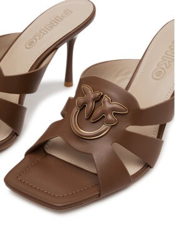PINKO Klapki Lisa 04 SD0311 P003 Brązowy