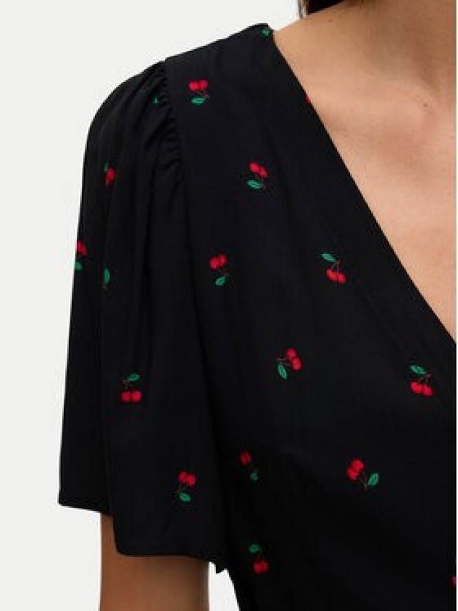 Vero Moda Sukienka letnia Alba 10292845 Czarny Regular Fit