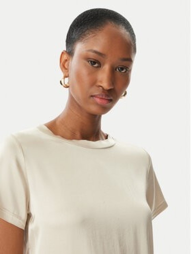 Maryley Bluzka 26EB820/35LA Beżowy jasny Regular Fit