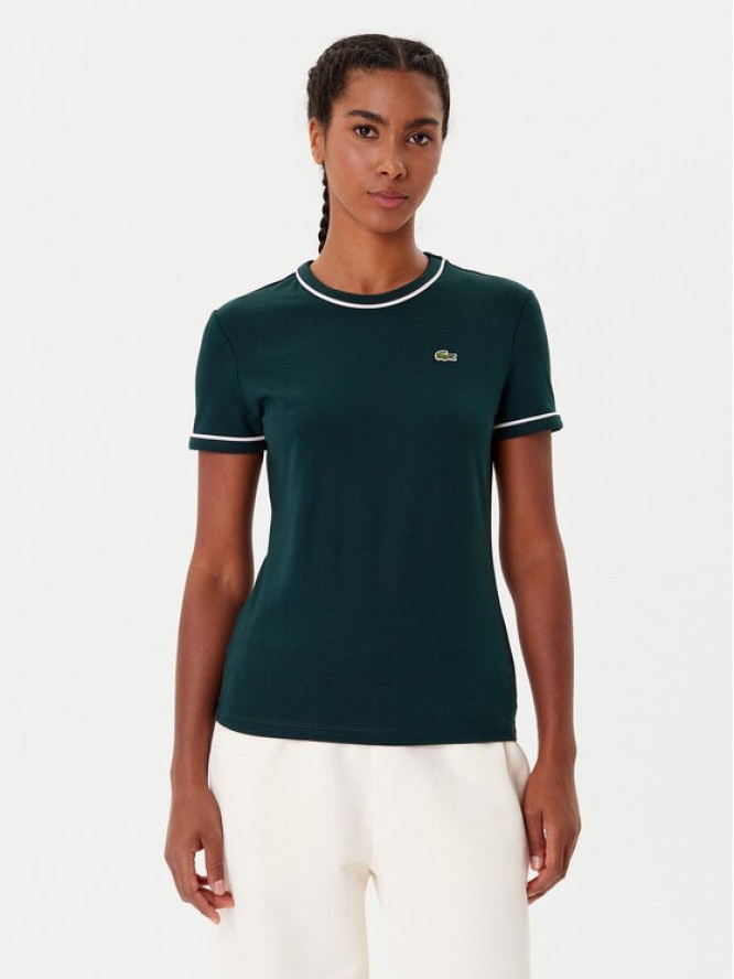 Lacoste T-Shirt TF5289 Zielony Slim Fit