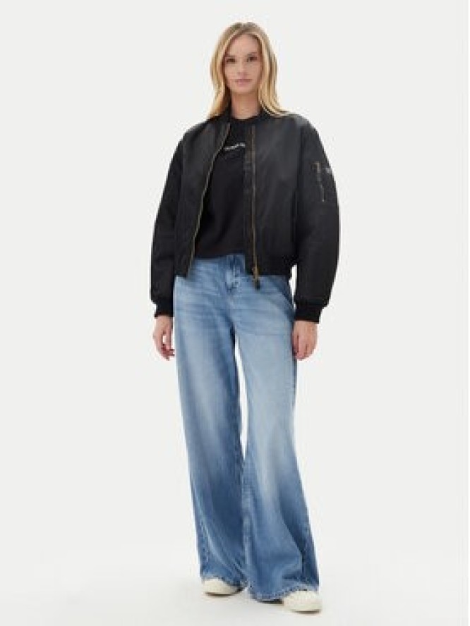 Guess Jeans Kurtka bomber W5RL81 WHAA2 Czarny Regular Fit