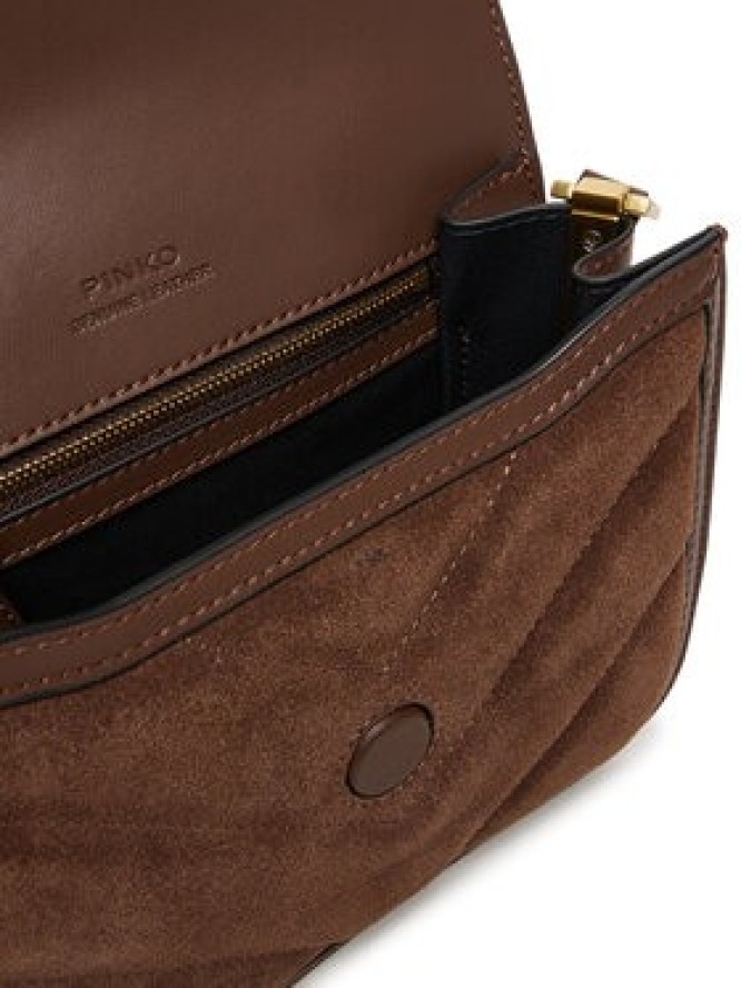 PINKO Torebka Love Box Bag Fl Mini AI 25-26 PLTT 104297 A2JH Brązowy