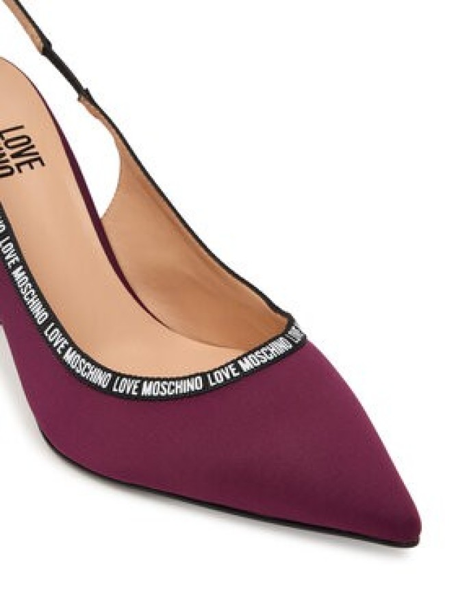 LOVE MOSCHINO Szpilki JA10429G1PIM0552 Bordowy