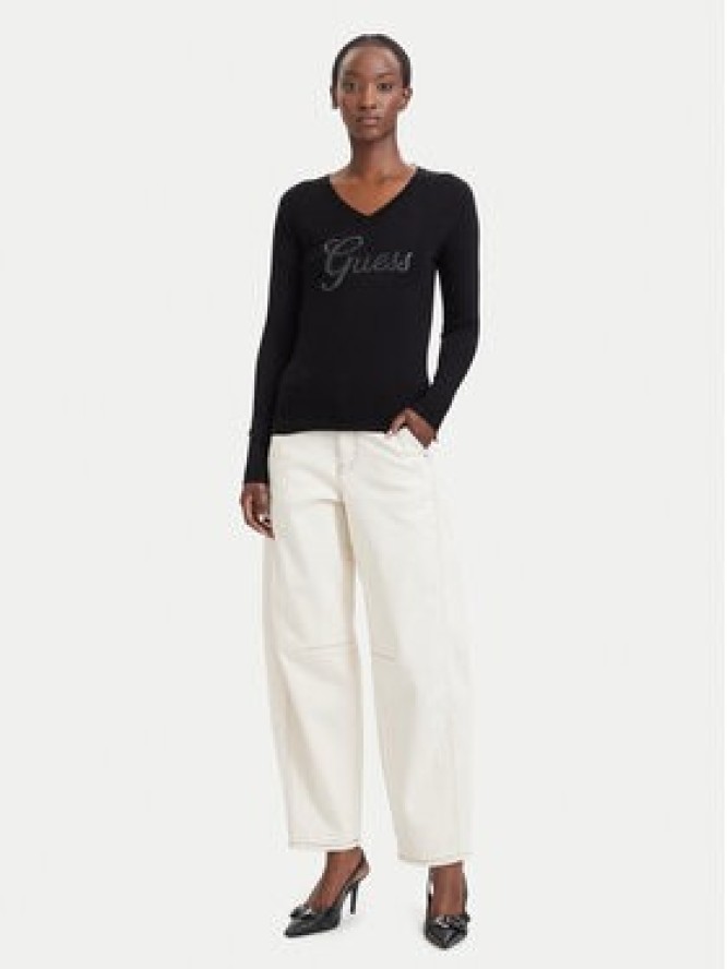 Guess Sweter W6YR29 Z0977 Czarny Regular Fit