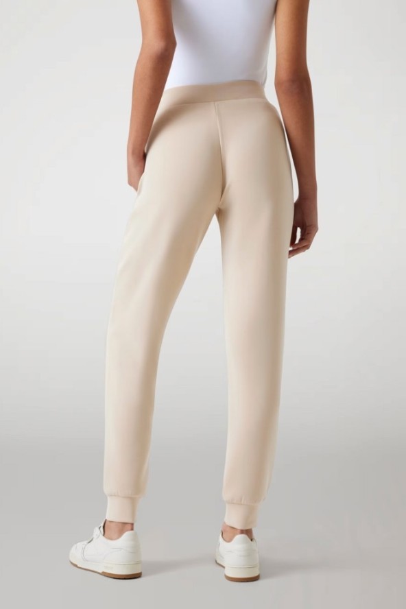 GUESS Spodnie damskie dresowe w kolorze taupe Olympe, Rozmiar M