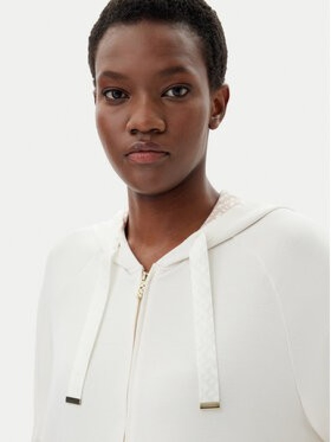 BOSS Bluza 50535842 Écru Regular Fit